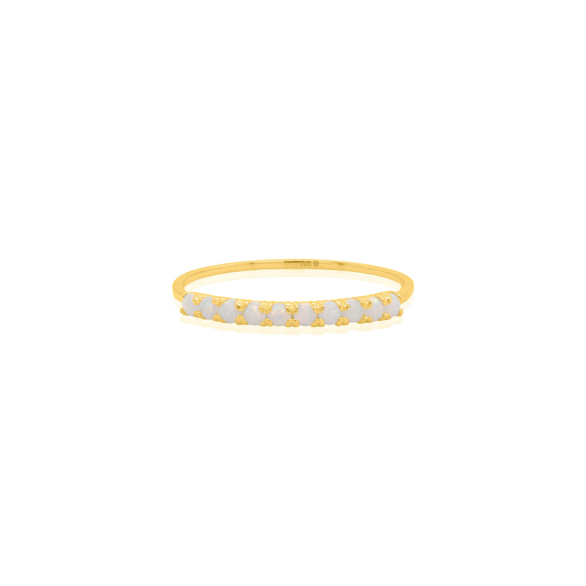 10K YELLOW GOLD OPAL RING