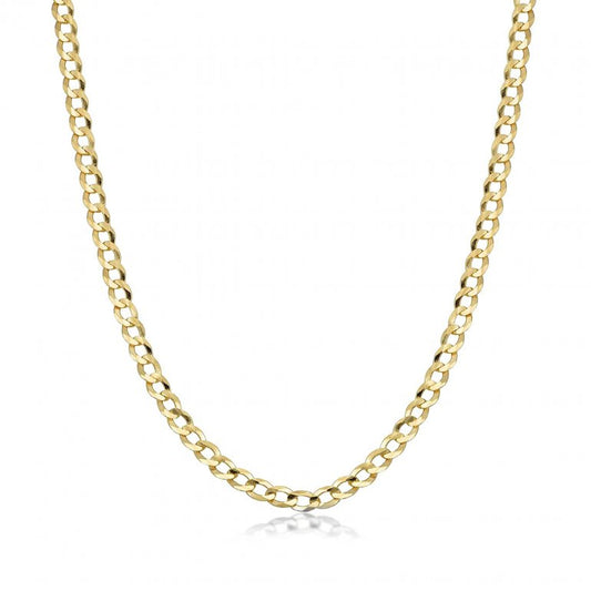 10K YELLOW GOLD CURB CHAIN 3.1MM