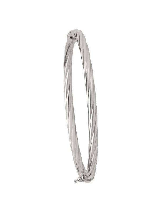 4MM GOLD TWIST BANGLE