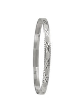 Load image into Gallery viewer, 10K 5MM GOLD DIAMOND CUT SLIP ON BANGLE
