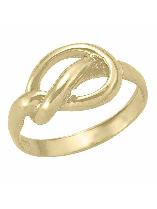 10K YELLOW GOLD KNOT RING