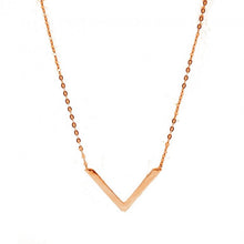 Load image into Gallery viewer, PLAIN 10K GOLD &#39;V&#39; NECKLACE
